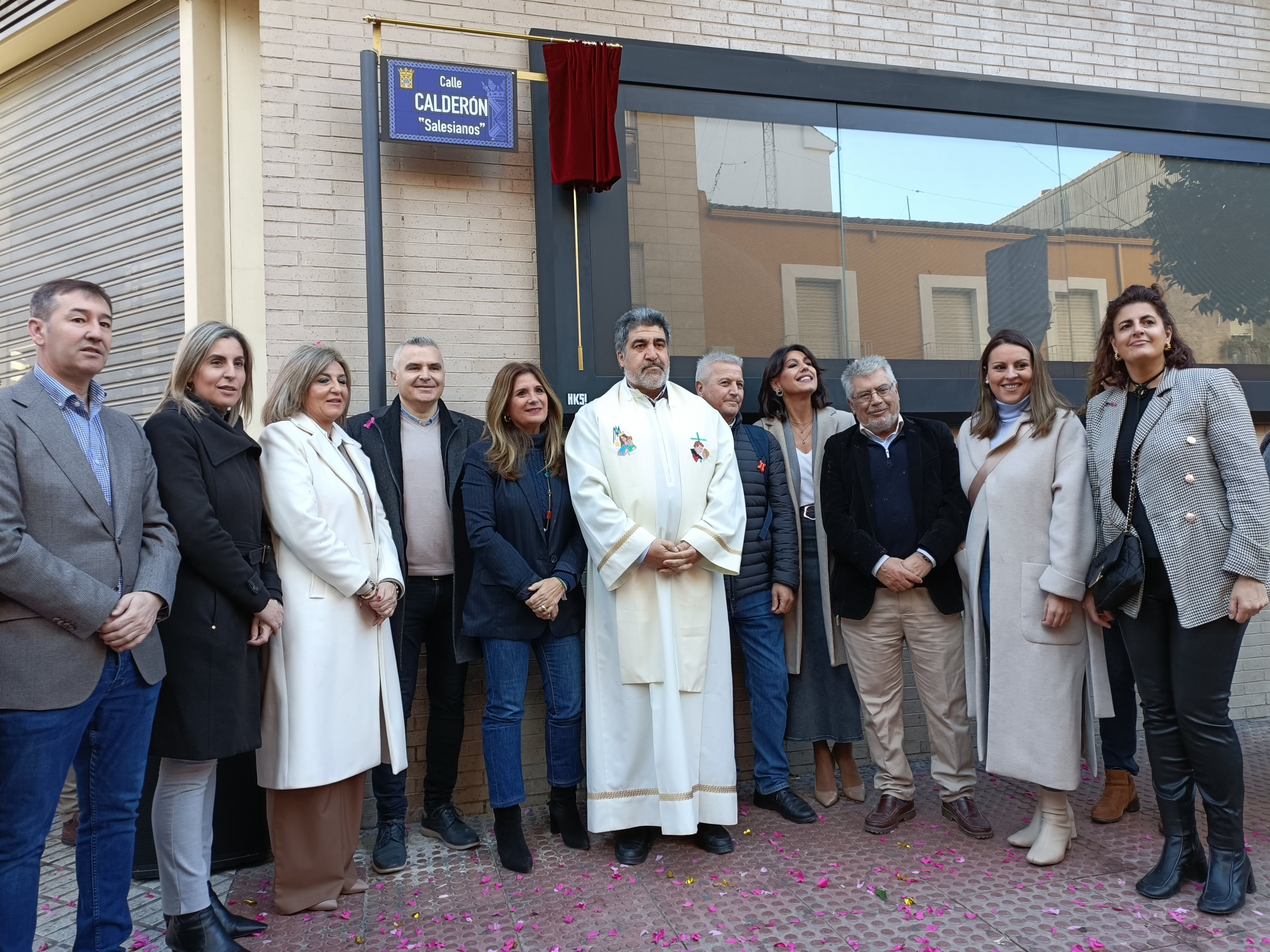 Inauguración de la calle Canderón Salesianos de Linares.