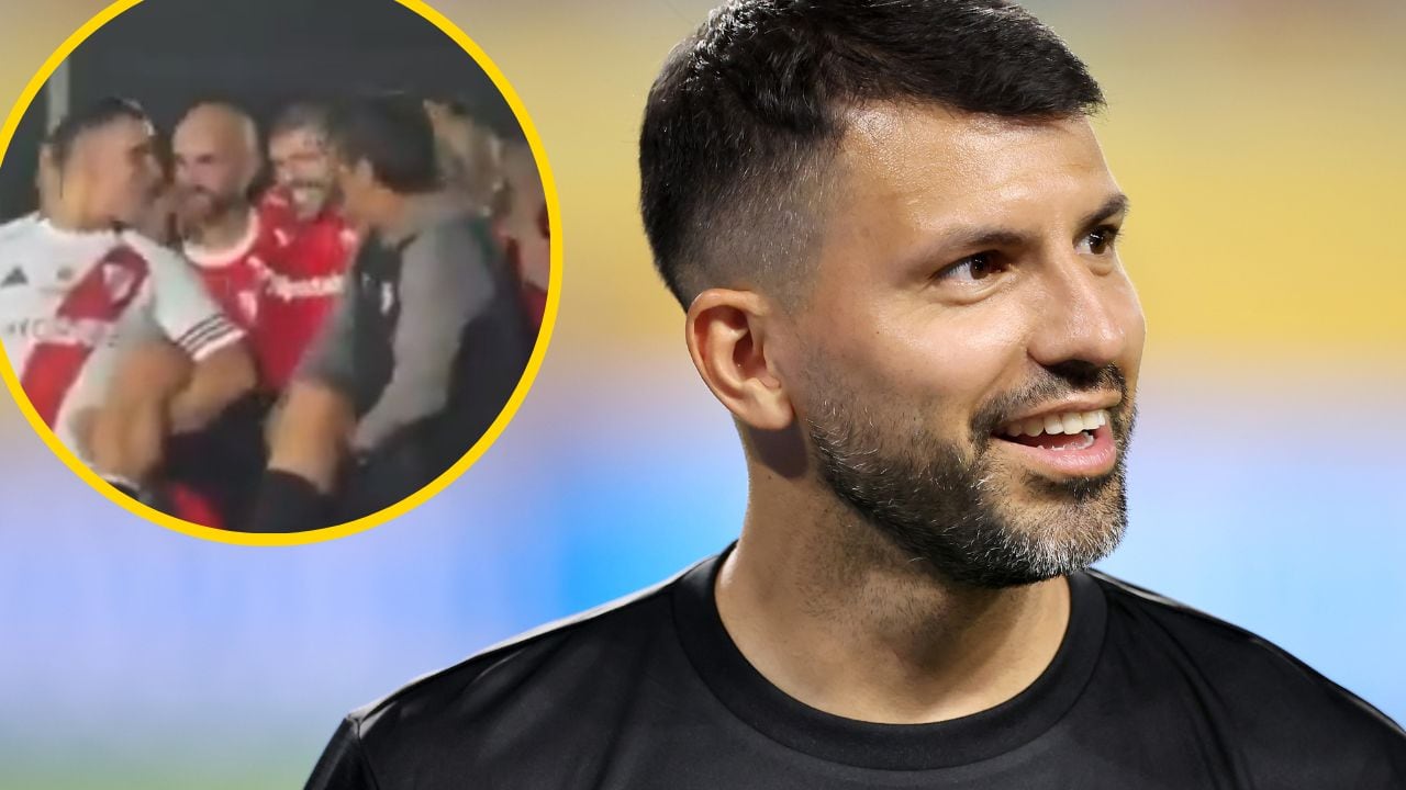 Agüero se lesiona en un partido de Seniors con Independiente