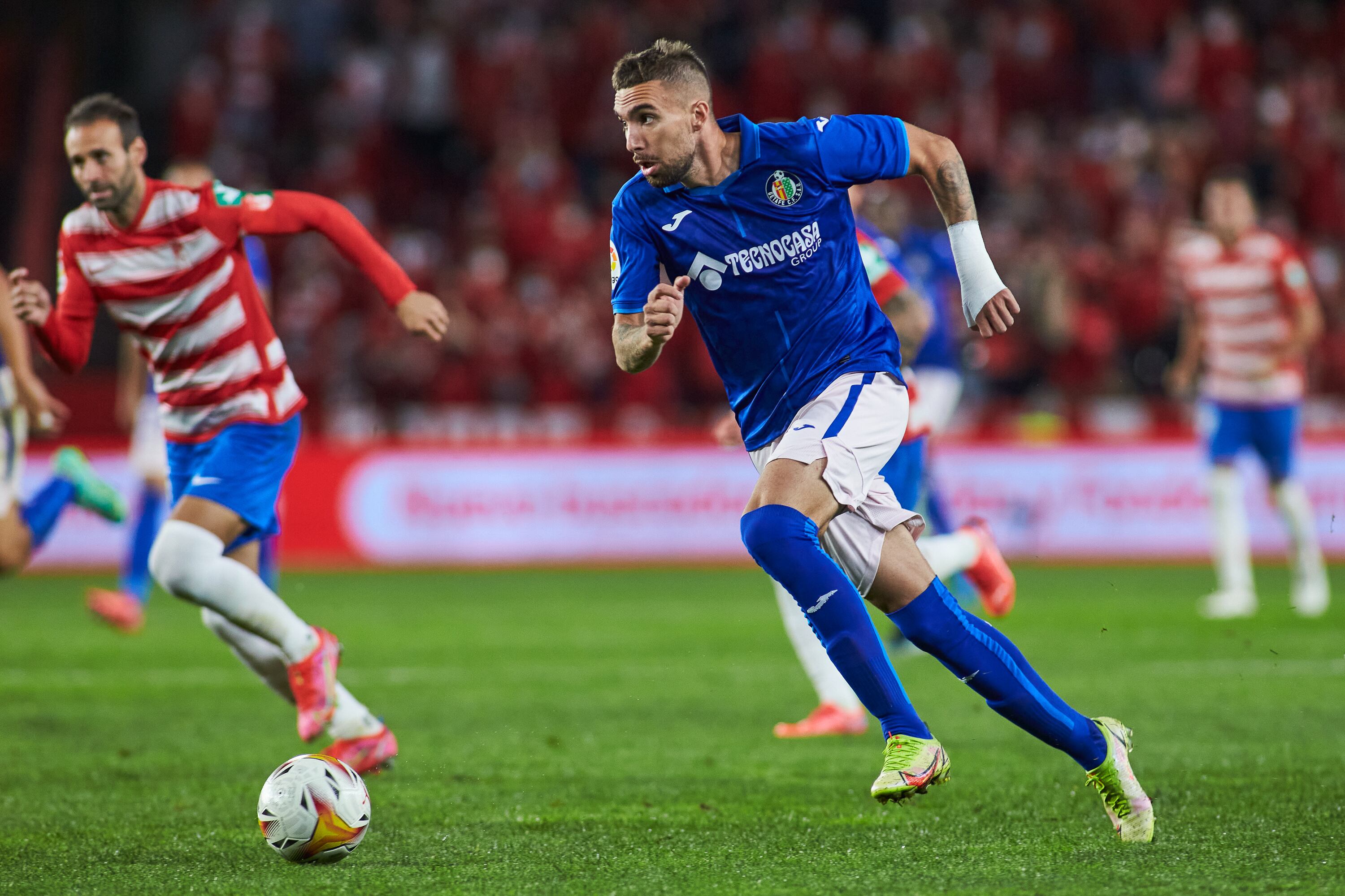 Darío Poveda durante su paso por el Getafe