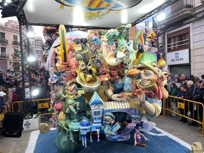 Así es la falla ganadora del premio Ros Belda de Radio Valencia Cadena SER