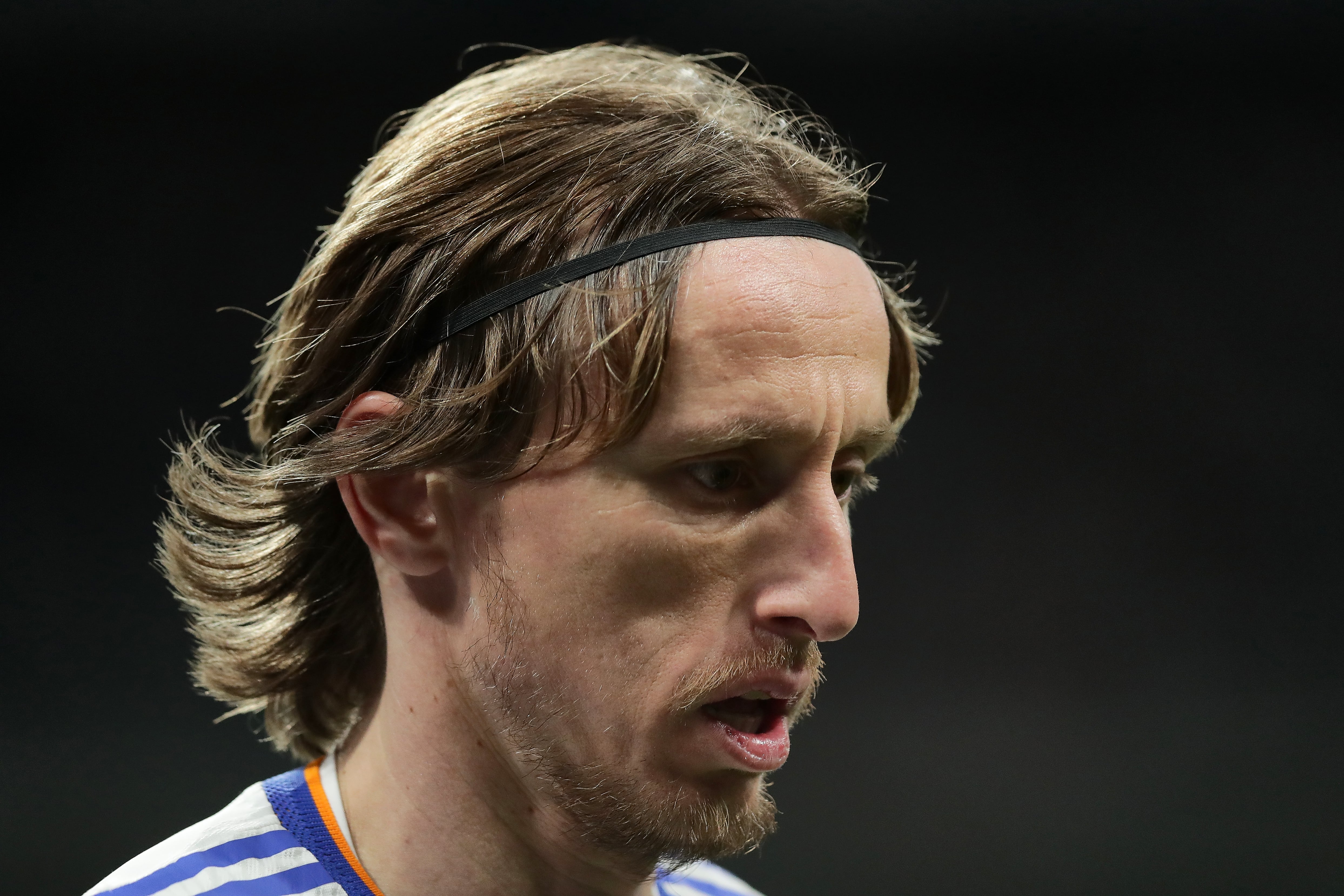 Luka Modric, en el partido frente a la Real Sociedad