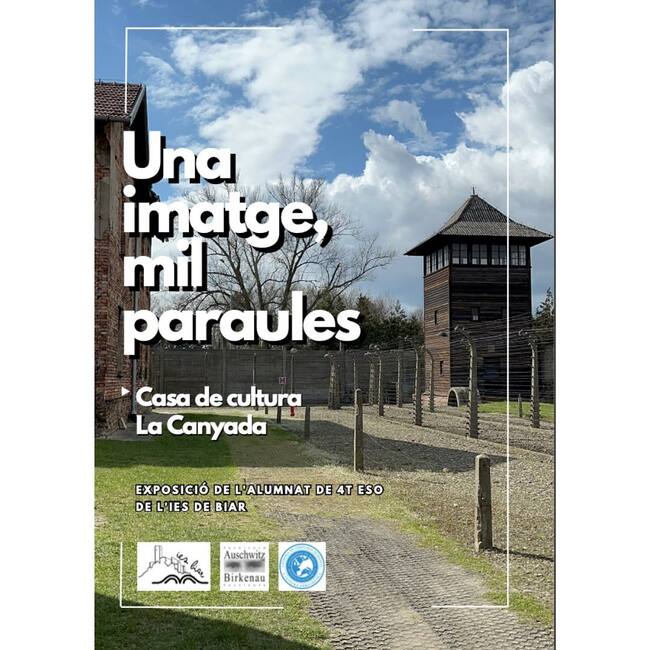 Cartel de la exposición en Cañada