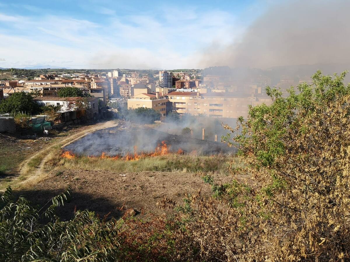 Tercer incendio consecutivo en El Terrero de Barbastro