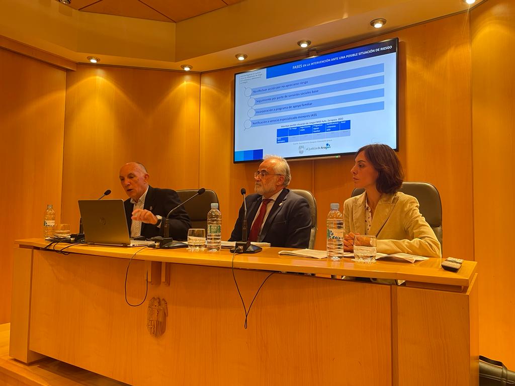 Presentación del Informe Especial del Justicia sobre las situaciones de riesgo de la infancia y adolescencia en Aragón