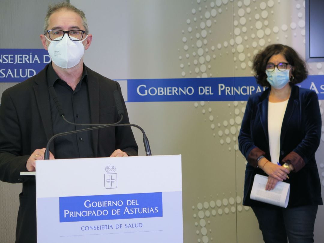 El director general de Salud Pública, Rafael Cofiño, durante la rueda de prensa de presentación de la campaña de vacunación.