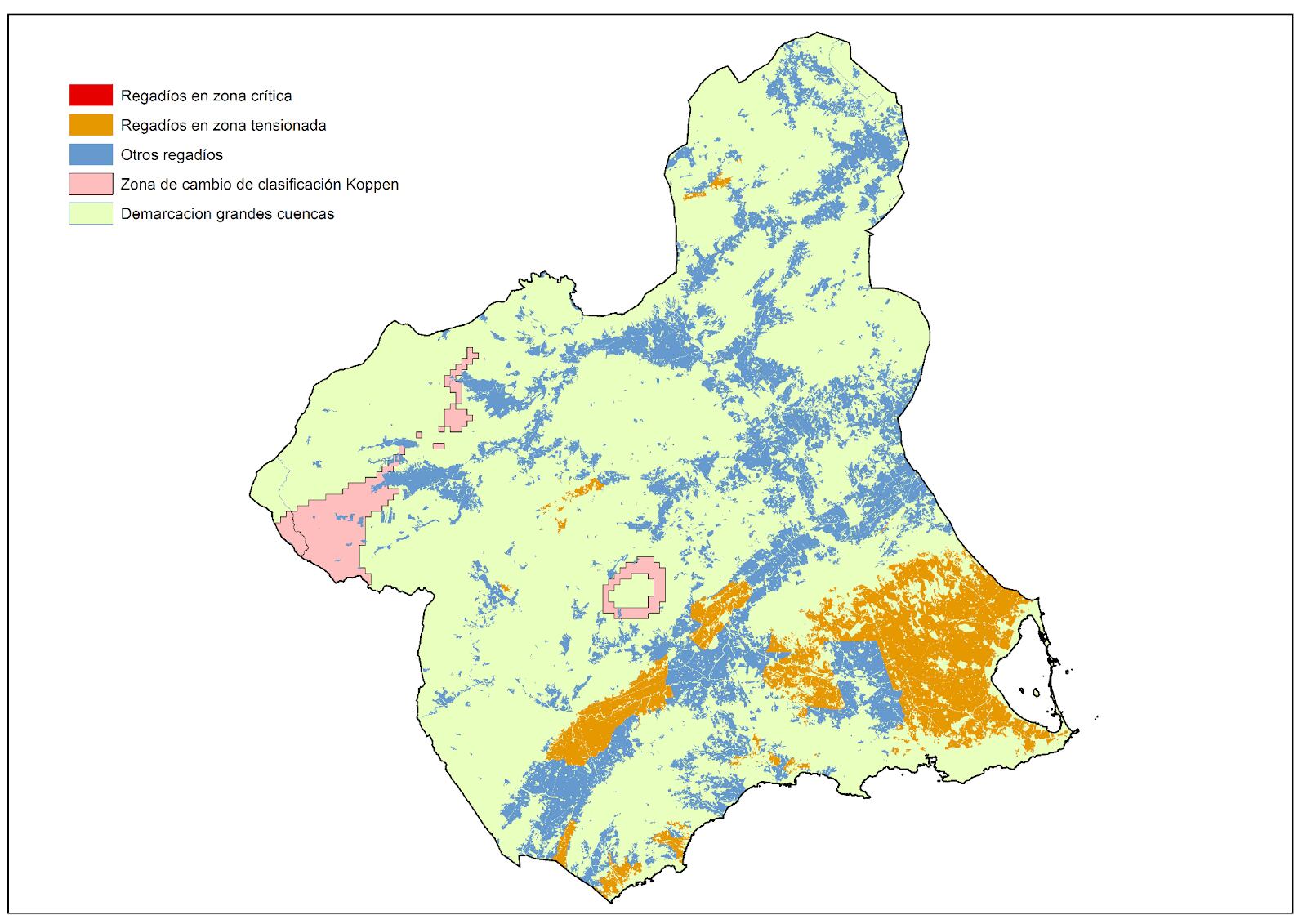 Mapa Región de Murcia