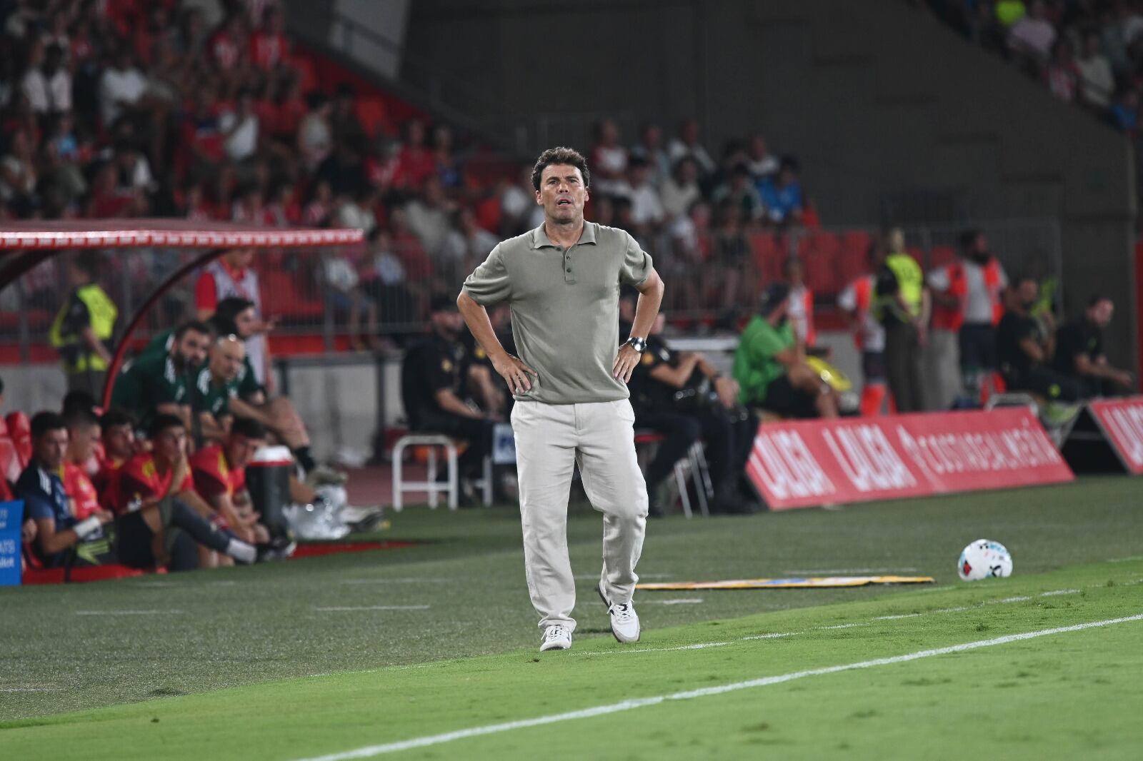 A Rubi no le gustó el tramo de la segunda parte el que encajó tres goles.