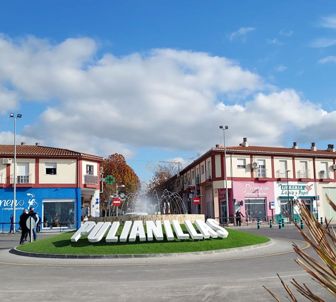 Espacios urbanos de Pulianas, en el barrio de Pulianillas (Granada)