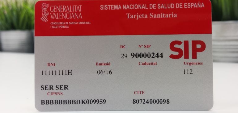 Nueva tarjeta sanitaria SIP