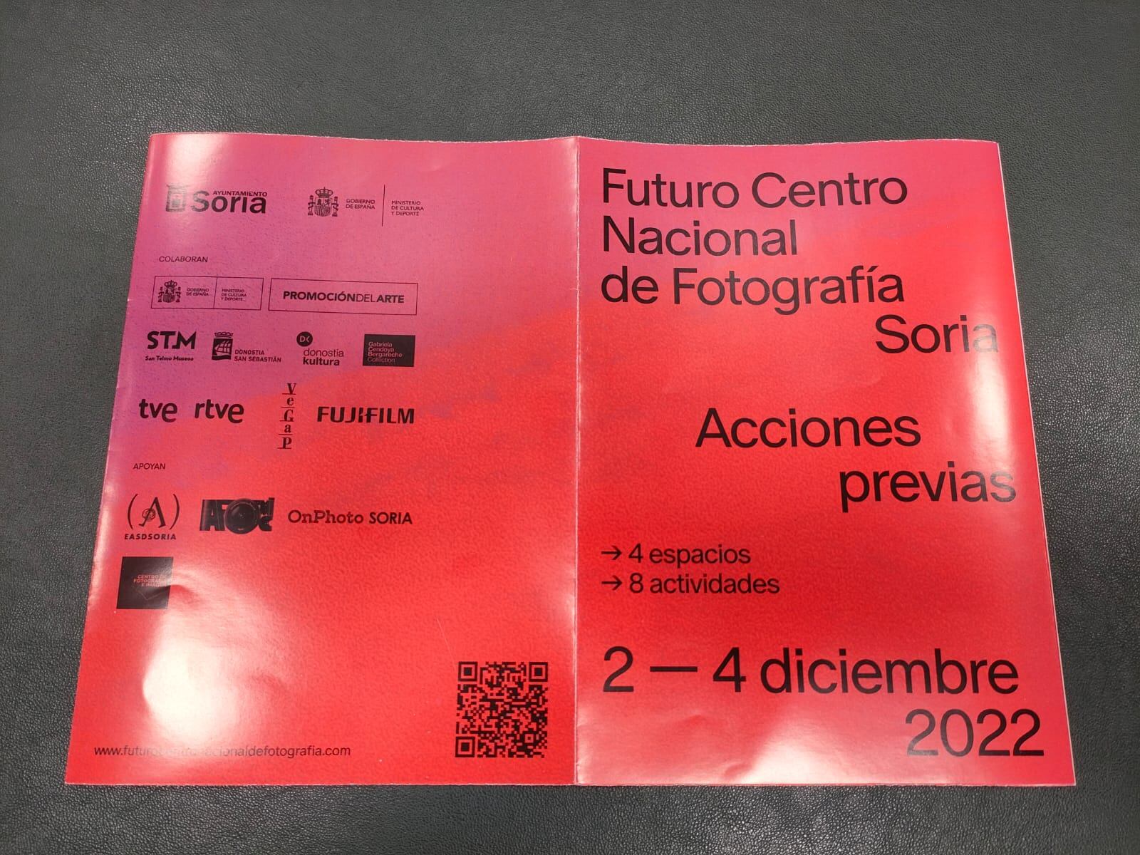 Boletín de actividades organizadas en torno al futuro Centro Nacional de Fotografía de Soria.