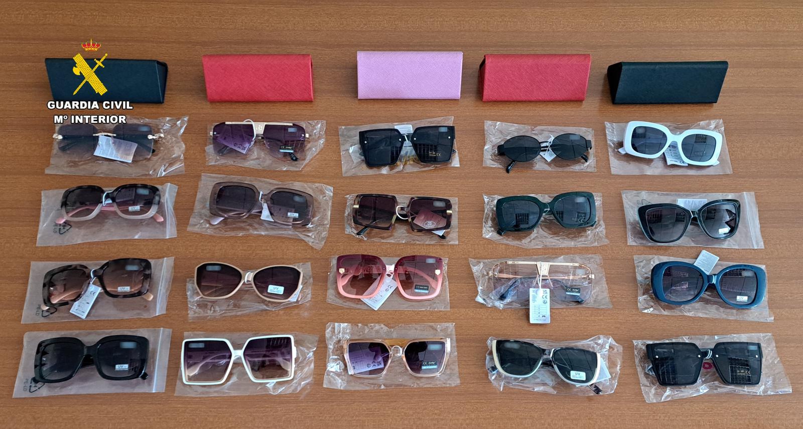 Gafas falsificadas interceptadas