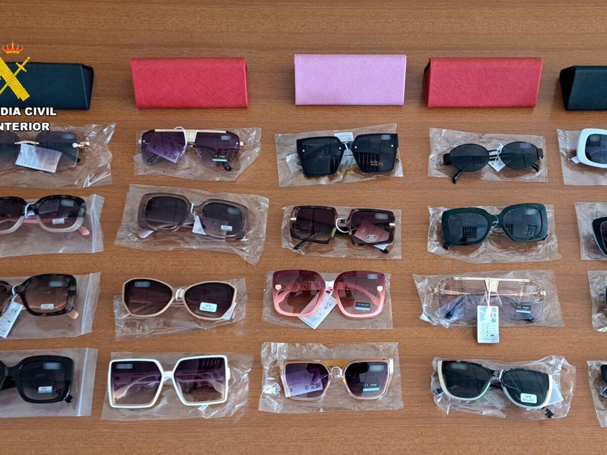 Interceptadas 100 gafas falsificadas de marca de alta gama en Palencia