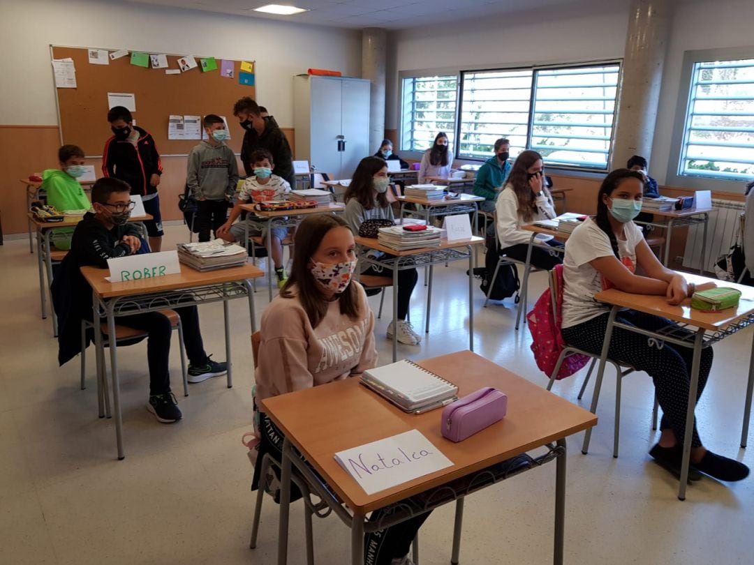 Inicio de las clases en el IES Segundo de Chomón (Teruel) 