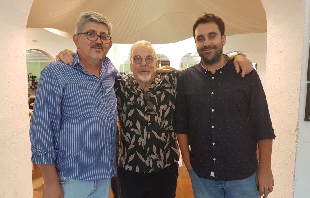 Francisco Navarro, Marcelo Grande y Carlos Abengózar