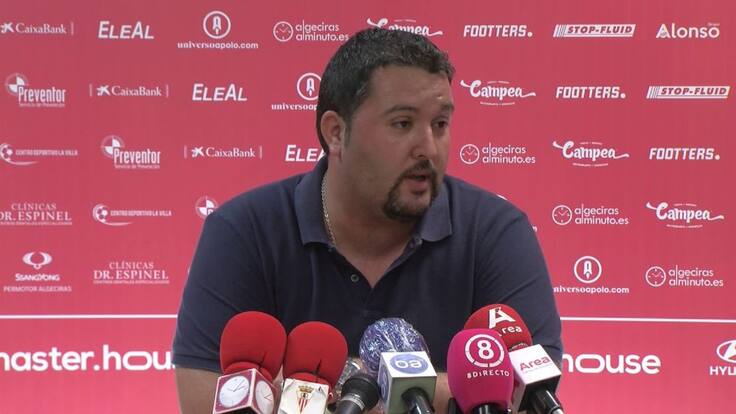 Daniel Alejo analiza la pretemporada del Algeciras