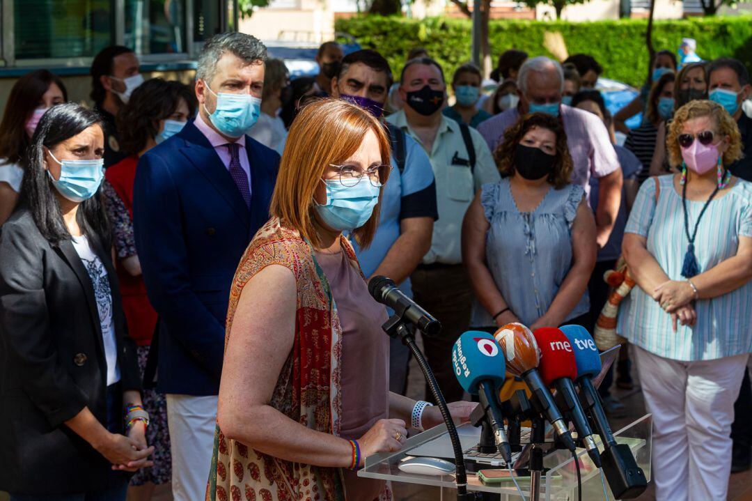 Isabel Franco en actos Día del Orgullo