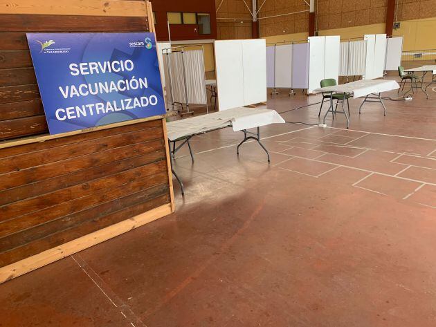 Centro de vacunación de Villarrobledo