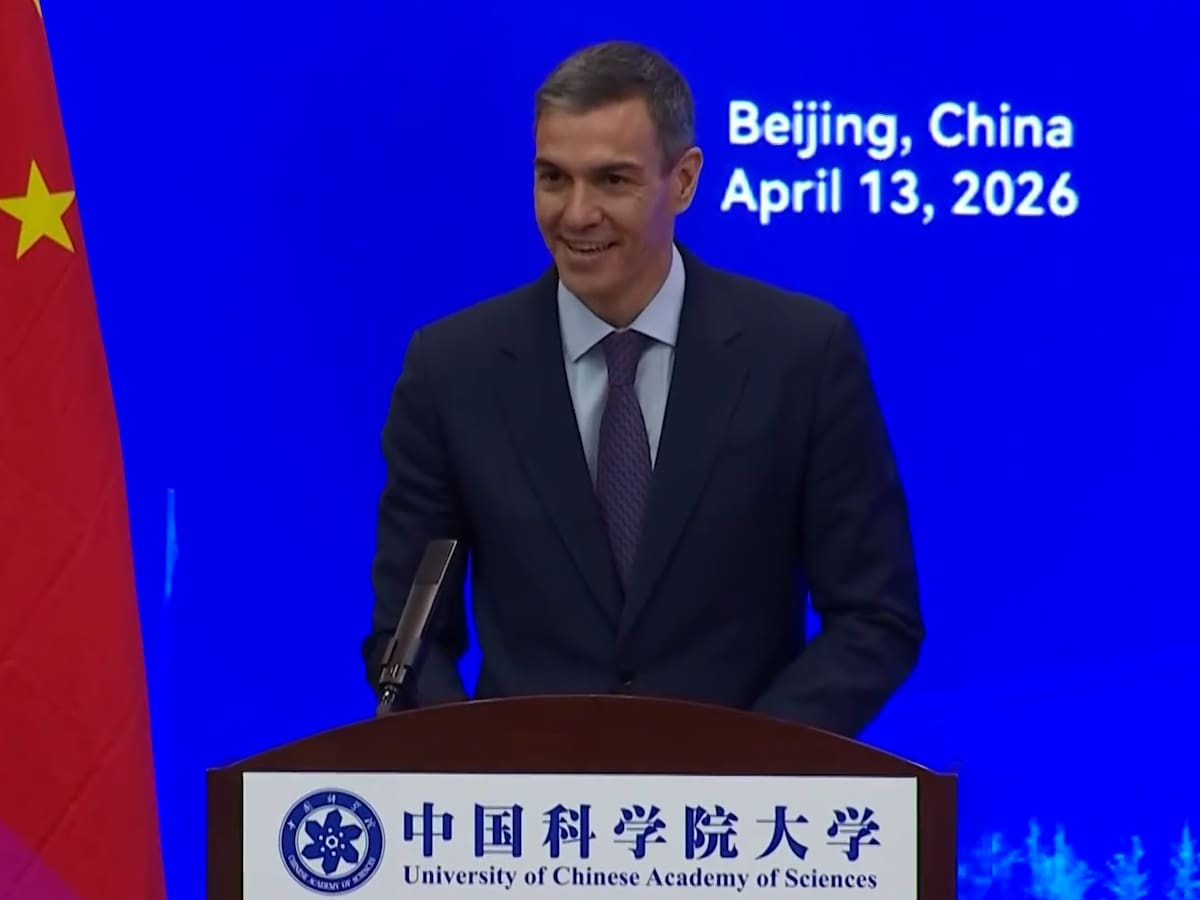 Sánchez pide a China que se implique "más" y exija que el derecho internacional se cumpla