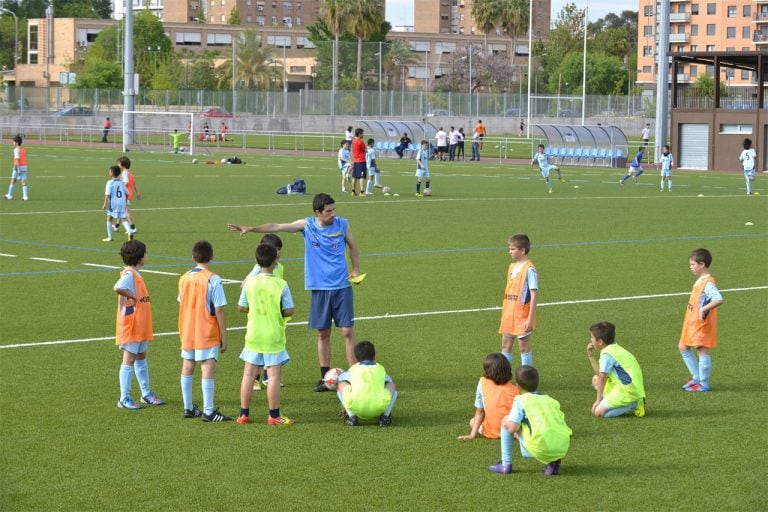 Campo de fútbol de la Fundación Deportiva Municipal de València en una imagen de archivo.