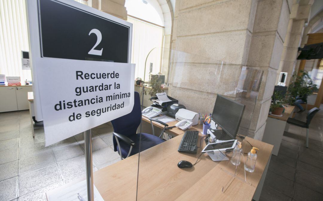 Oficina de atención al público del Ayuntamiento de Gandia