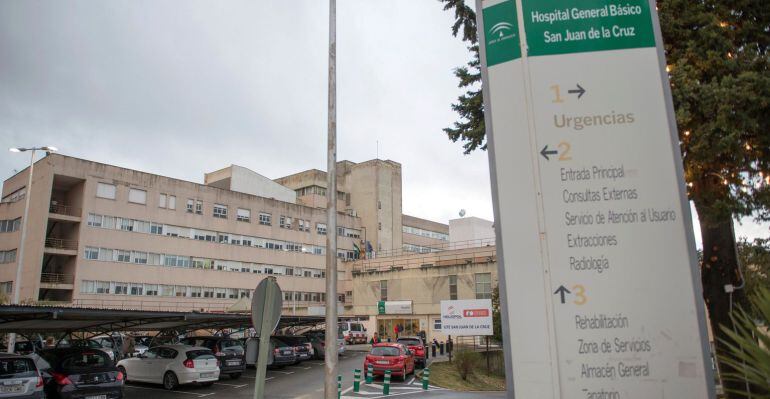 Entrada al Hospital &#039;San Juan de la Cruz&#039; de Úbeda.