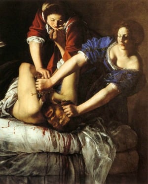 Judit y Holofernes por Artemissia Gentileschi