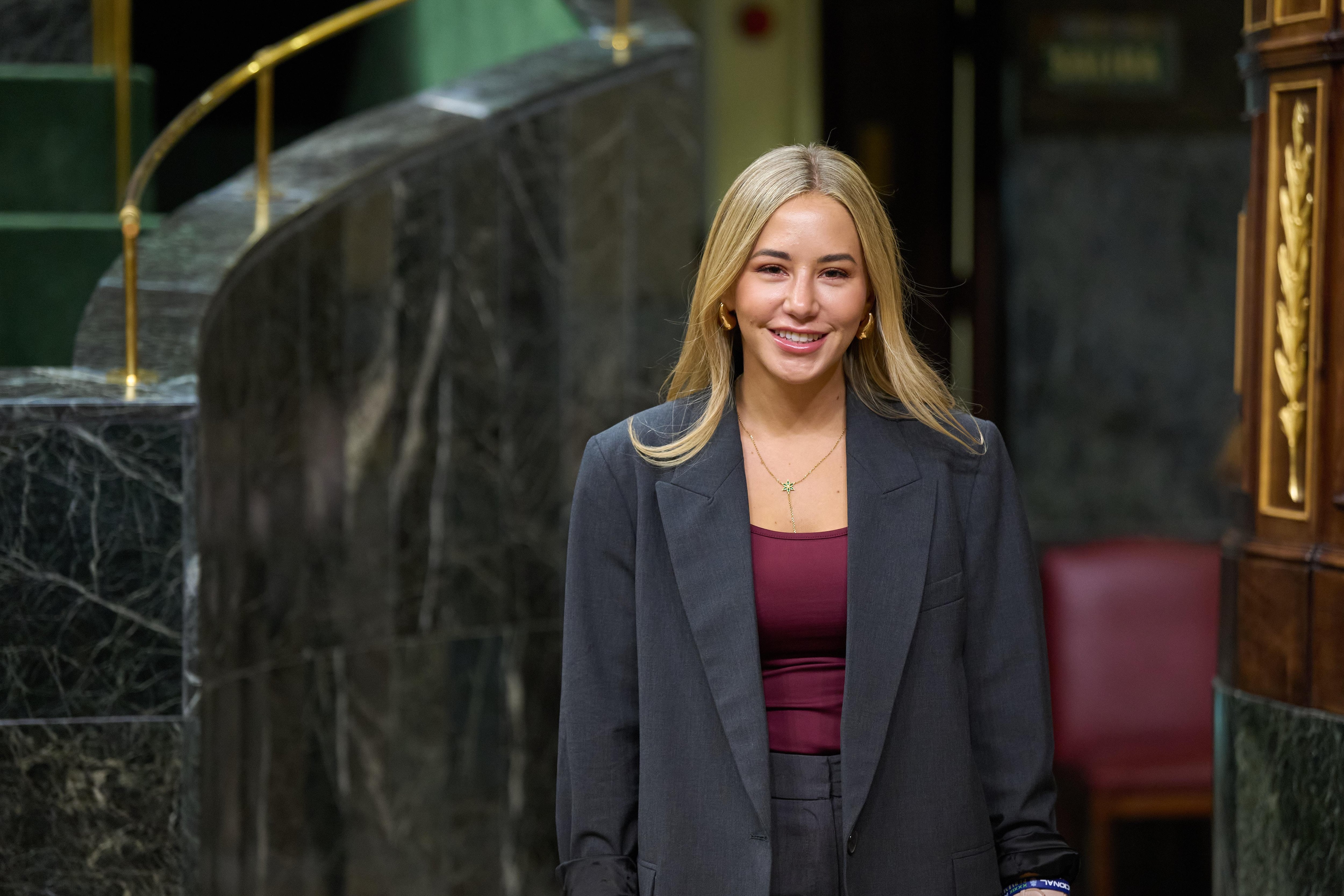 Noelia Núñez en el Congreso
