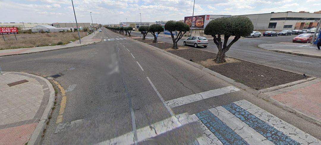 Intersección de la Avenida Cerro del Rubal y la Calle Roma donde se produjo el atropello