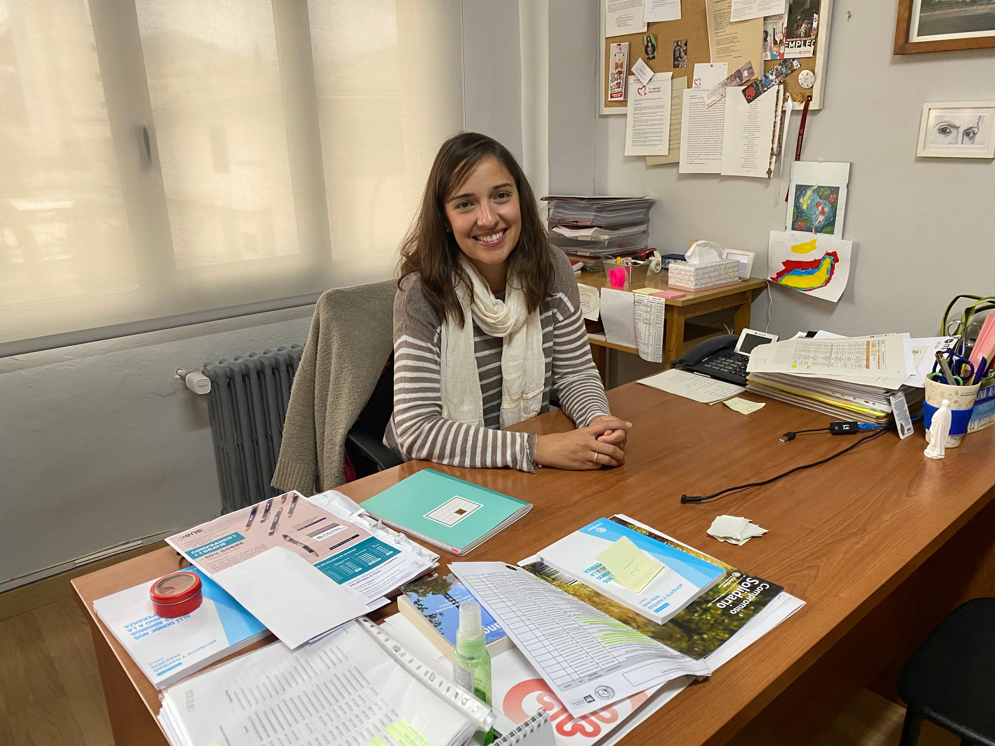 Mari Paz Ramírez, secretaria de Cáritas Cuenca.