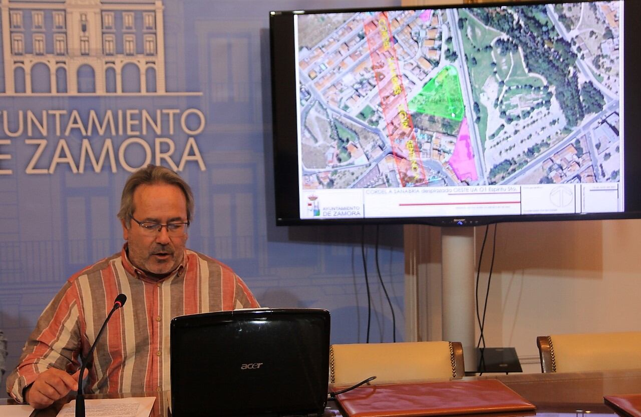 Francisco Guarido durante la rueda de prensa de presentación del recurso ante el Tribunal Supremo