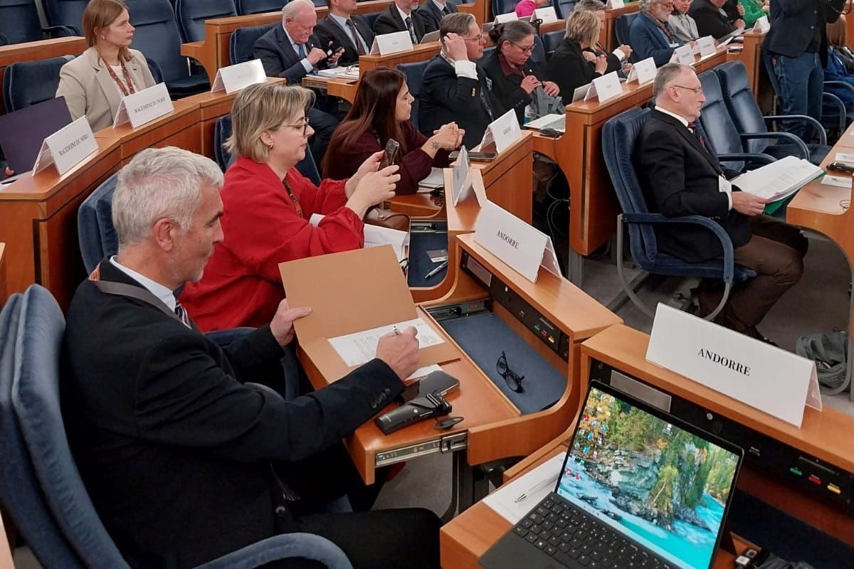 El president de la secció Andorra de l'Assemblea Parlamentària de la Francofonia, Marc Magallon