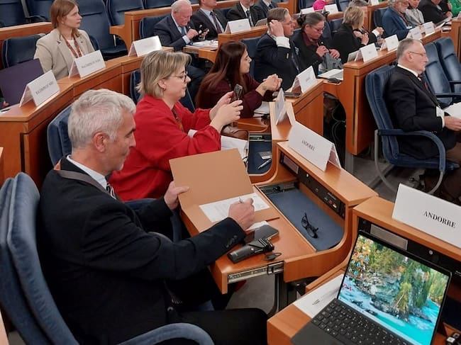 El president de la secció Andorra de l'Assemblea Parlamentària de la Francofonia, Marc Magallon