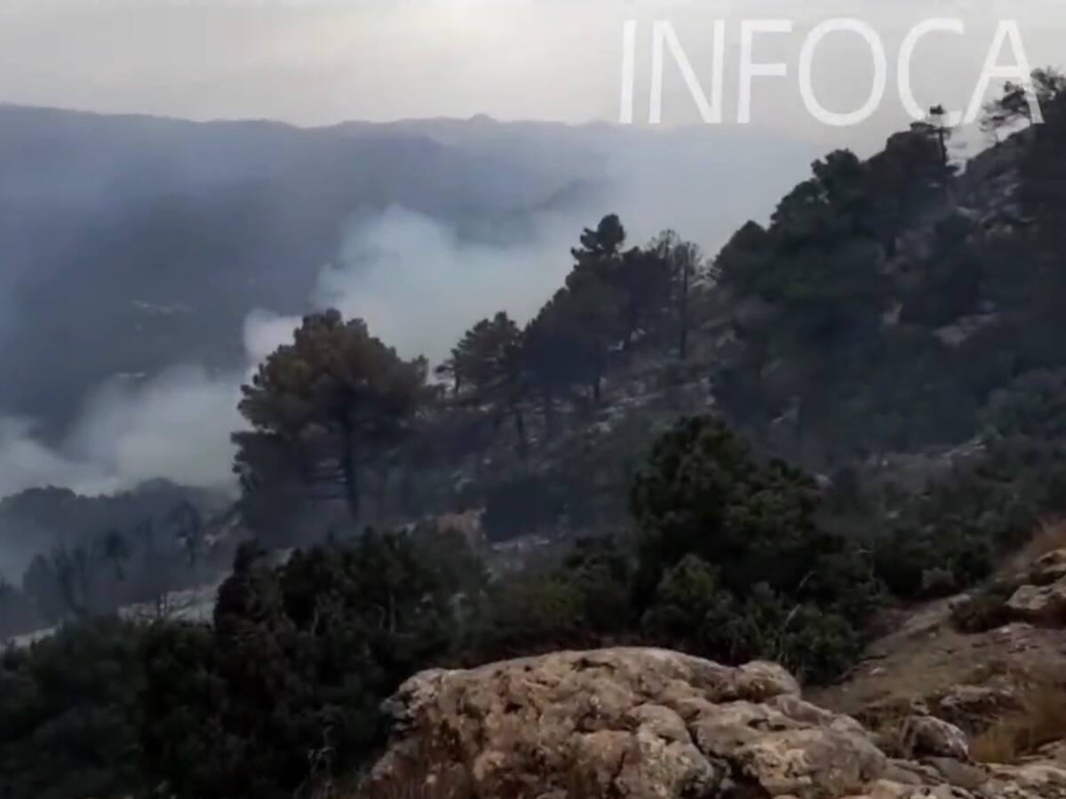 Controlado el incendio de Coto Ríos, en Santiago Pontones