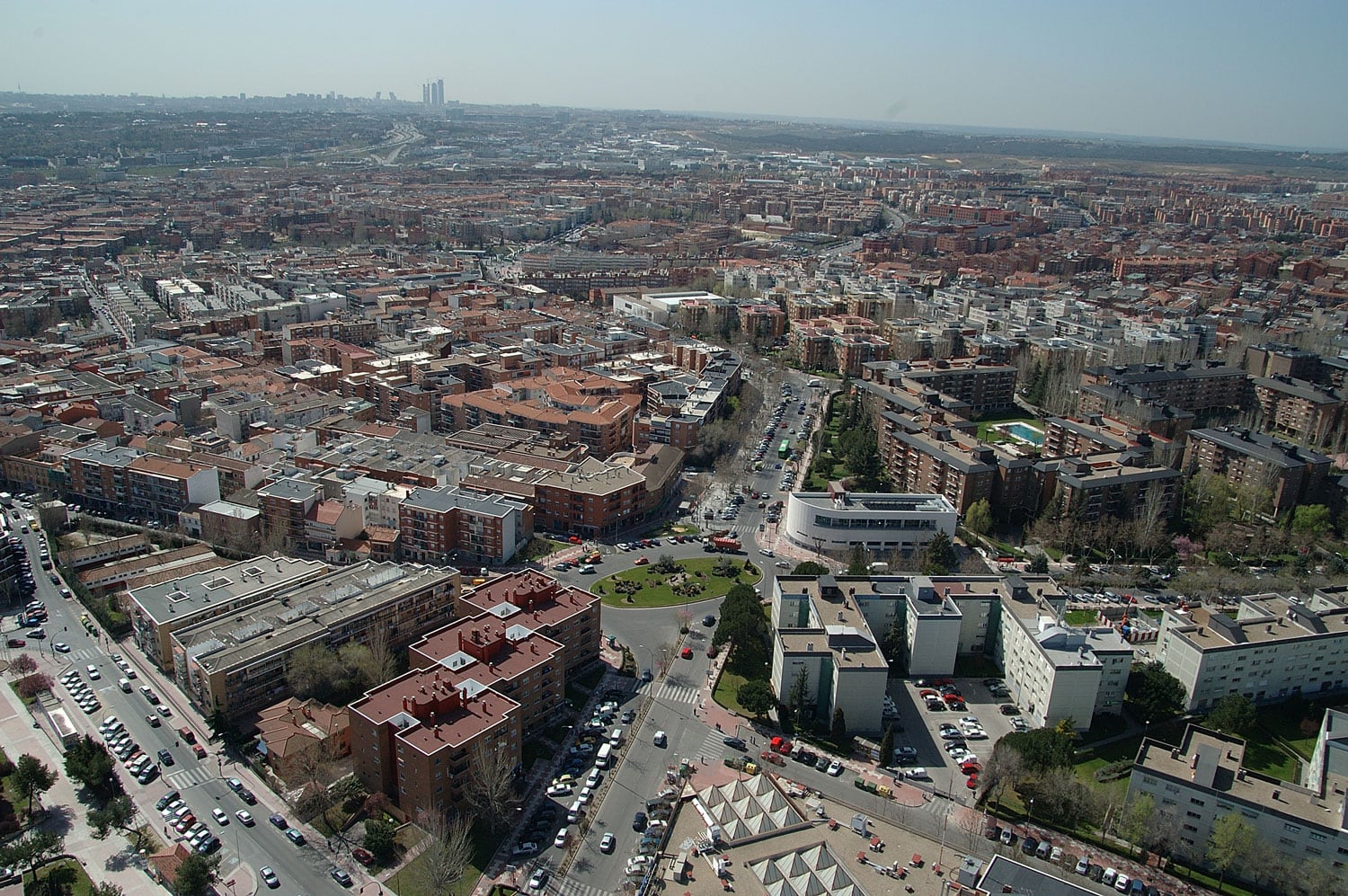 Vista área del municipio de San Sebastián de los Reyes