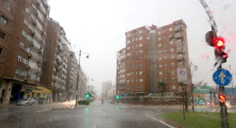 La tromba ha dejado 10 litros por metro cuadrado