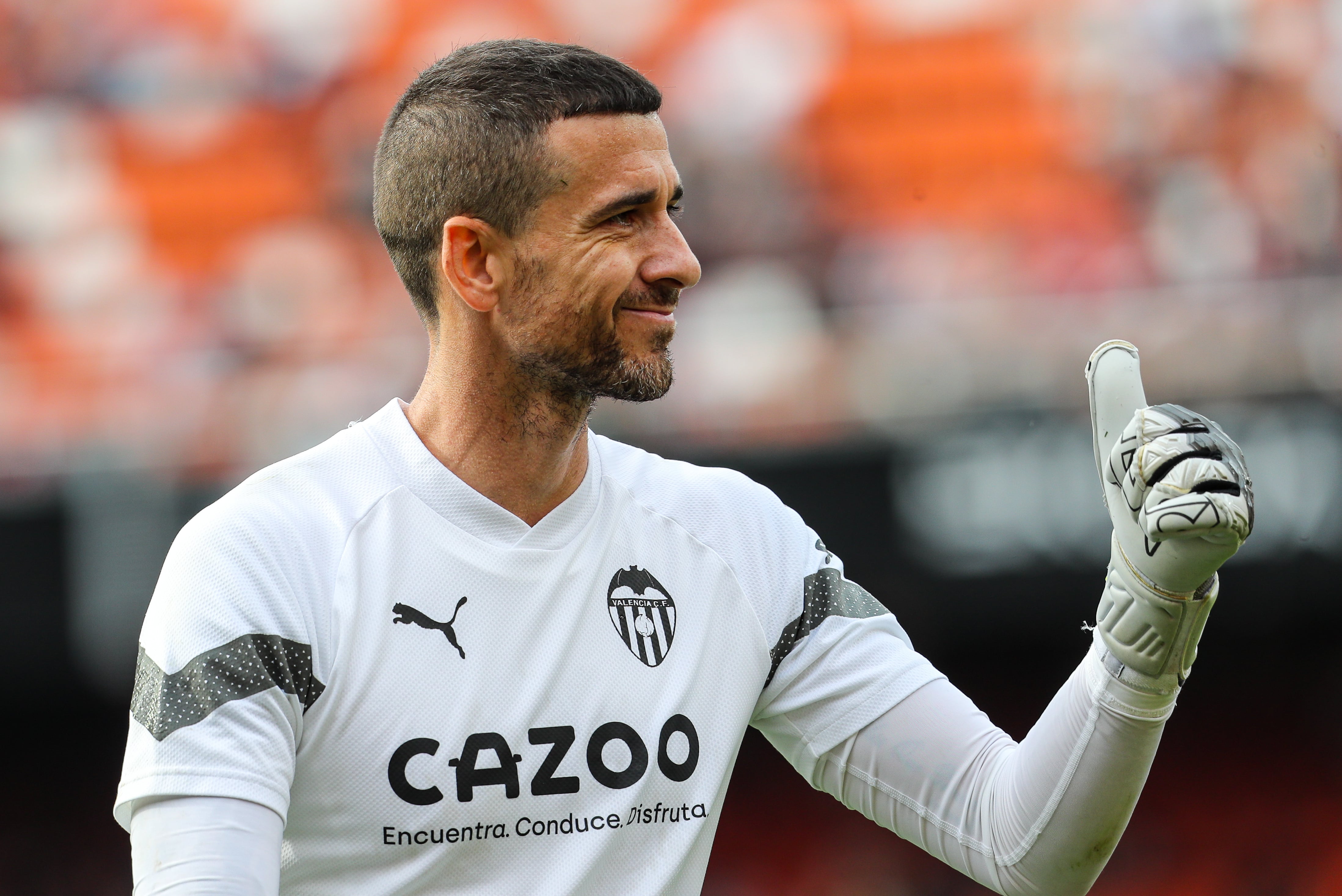 Jaume Domènech, en su etapa como portero del Valencia