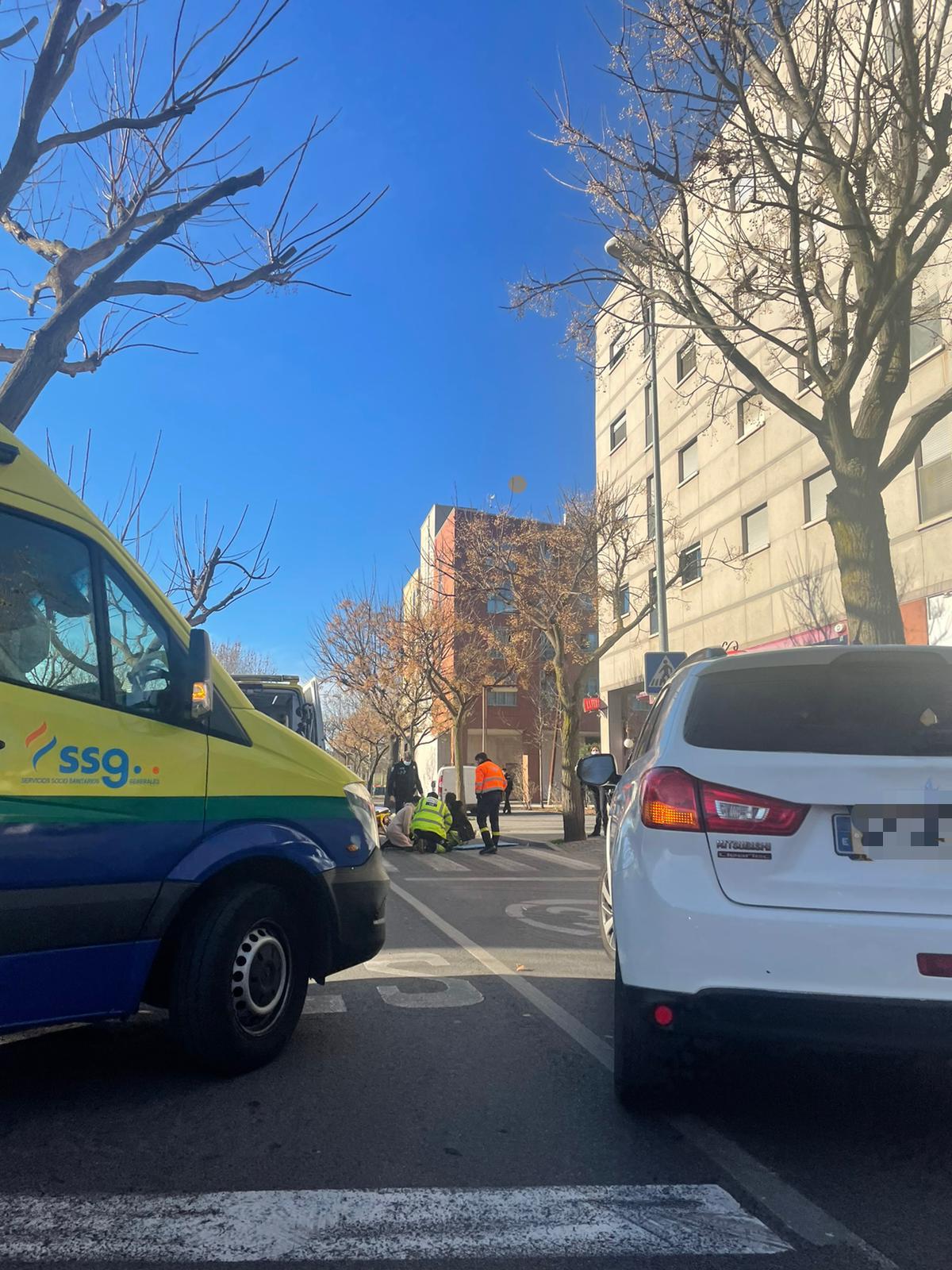 El atropello ha tenido lugar en la mañana de este lunes en la calle Pantano del Vicario de Ciudad Real