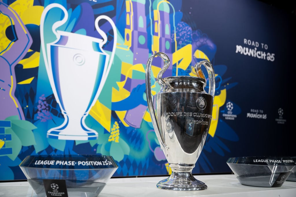 El trofeo de la Champions League