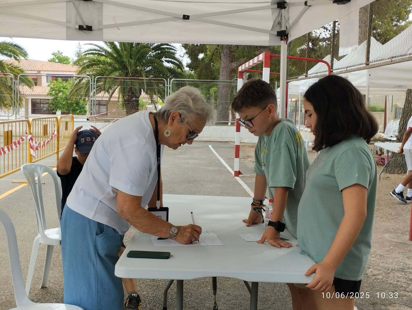 Campaña de Caudete Se Mueve en el colegio