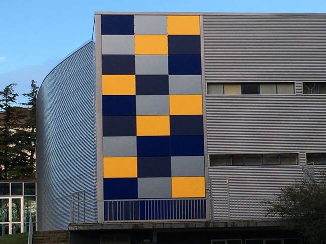 Exterior del Pabellón Marta Domínguez en Palencia