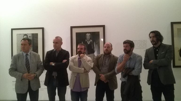 Juan Espadas, Antonio Muñoz, Gervasio Iglesias, Alex Catalán, Alberto Rodríguez y Antonio Acedo