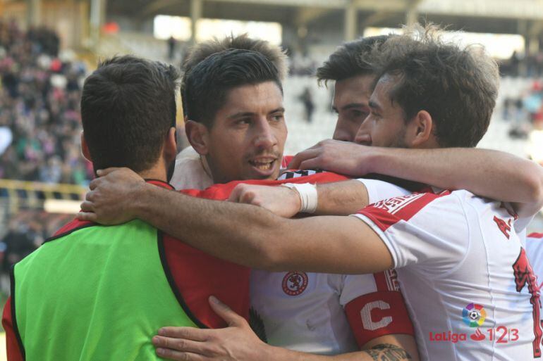 Señé celebra el gol de la victoria 