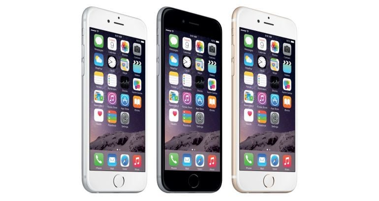 Los teléfonos iPhone 6 de Apple tienen un mayor tamaño de pantalla que sus predecesores