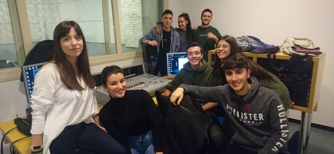 Un grupo de alumnos de 2º de Periodismo de la Universidad Rey Juan Carlos