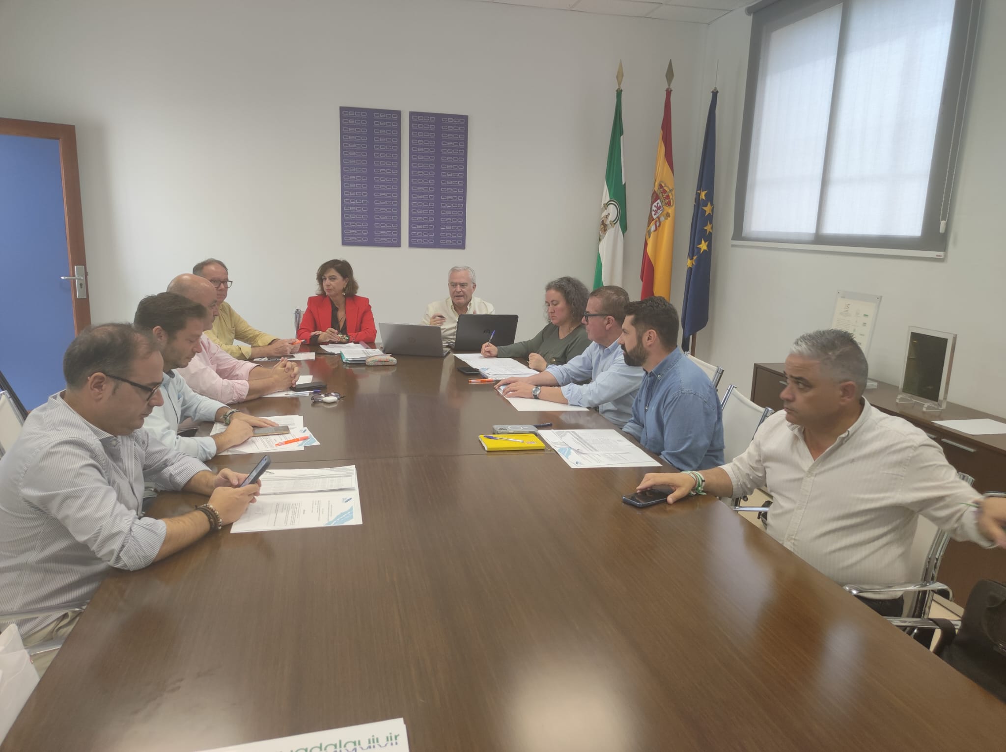 Representantes del GDR Medio Guadalquivir reunidos en CECO.