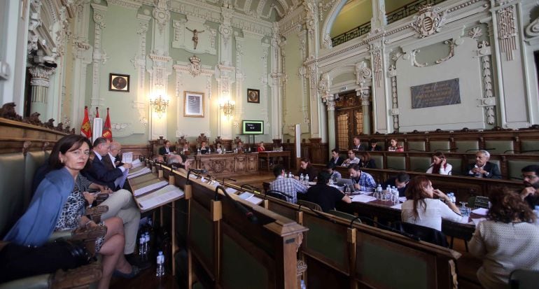 Salón de Plenos del Ayuntamiento de Valladolid