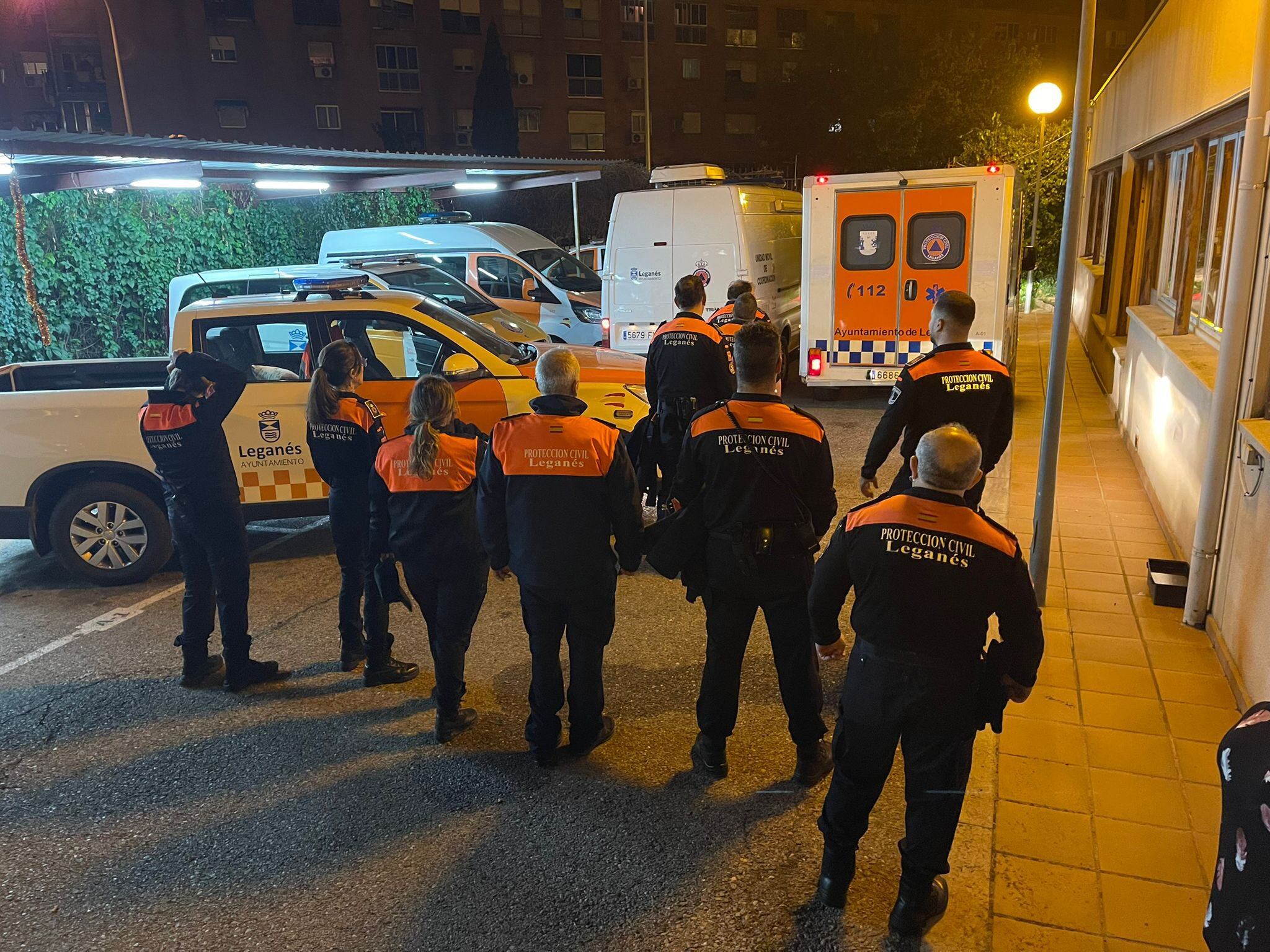 Voluntarios de Protección Civil de Leganés ya recogen productos de primera necesidad para afectados por la DANA