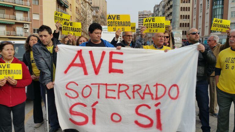 Miembros de la Marea Amarilla, durante una protesta.