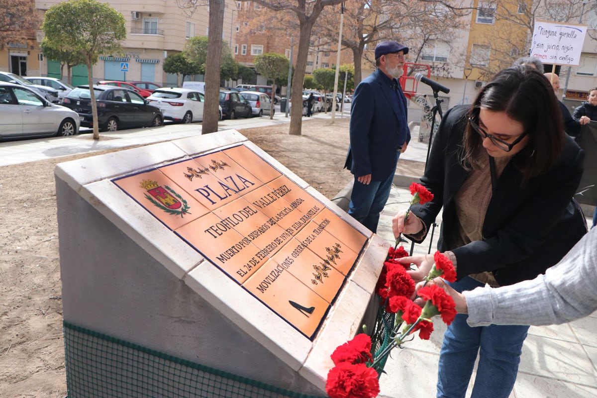 La marcha ha finalizado en la plaza Teófilo del Valle