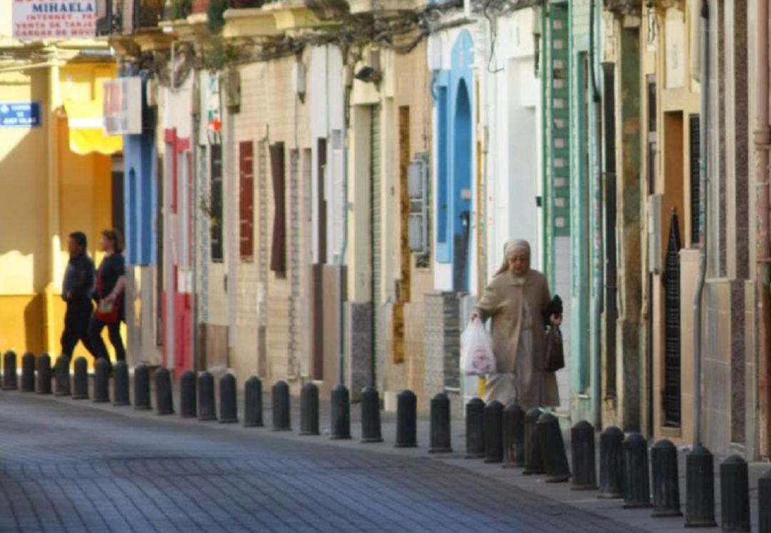 Calle del barrio de El Cabanyal